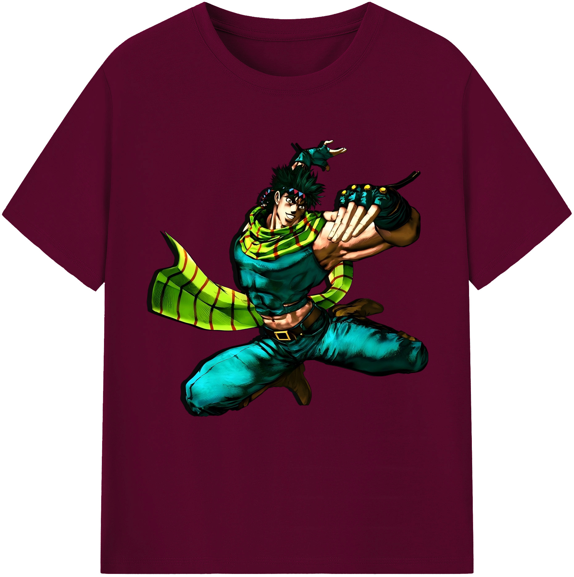（画像用） ジョジョの奇妙な冒険 ジョセフ?ジョースター JoJo's Bizarre Adventure Joseph Joestar レディースカジュアルプリントTシャツ（綿100％）